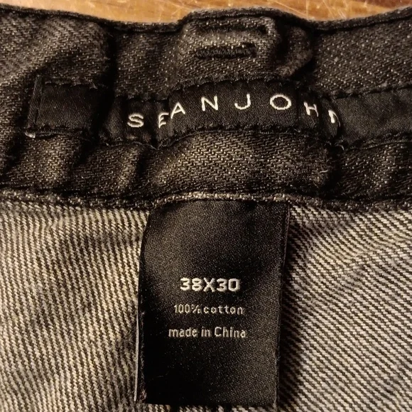 Sean John 38 x 30 black jeans 👖